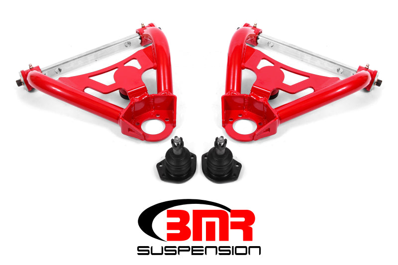 BMR AA017R A-Body Upper Non-Adj. A-Arms w/ Stock Spindles (Polyurethane) - Red