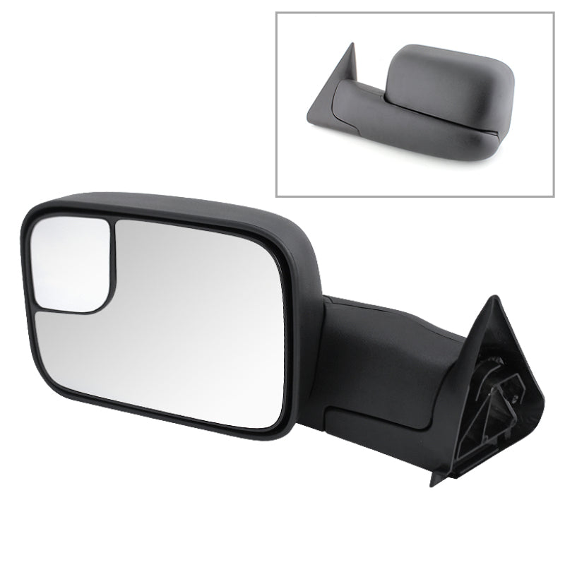 9925054 Xtune fits Dodge 94-01 Ram Manual Extendable Manual Adjust Mirror Left