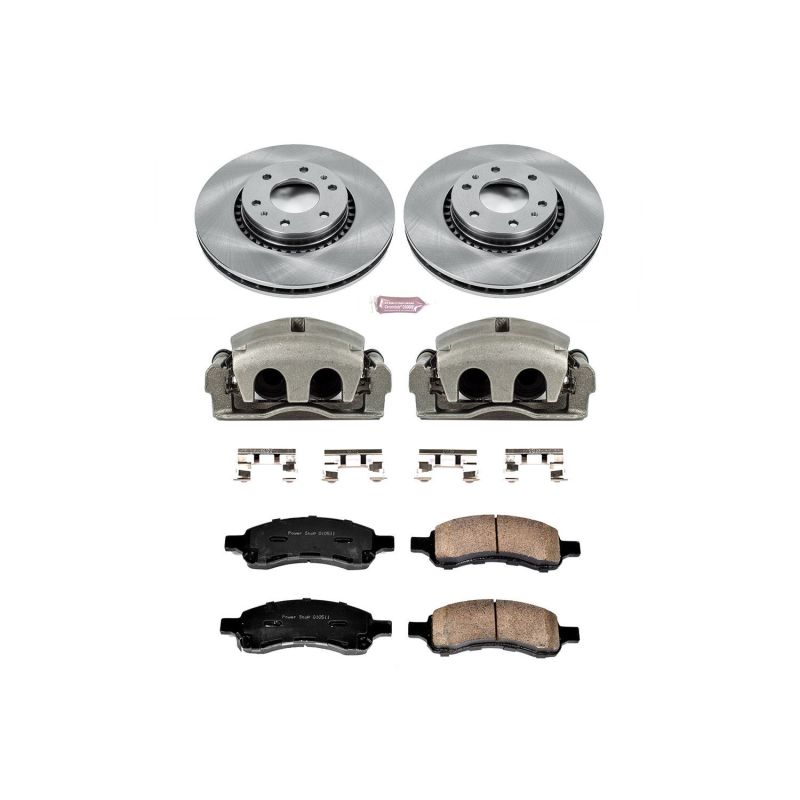 Power Stop KCOE2059 06-09 fits Saab 9-7x Front Autospecialty Kit w/Cals