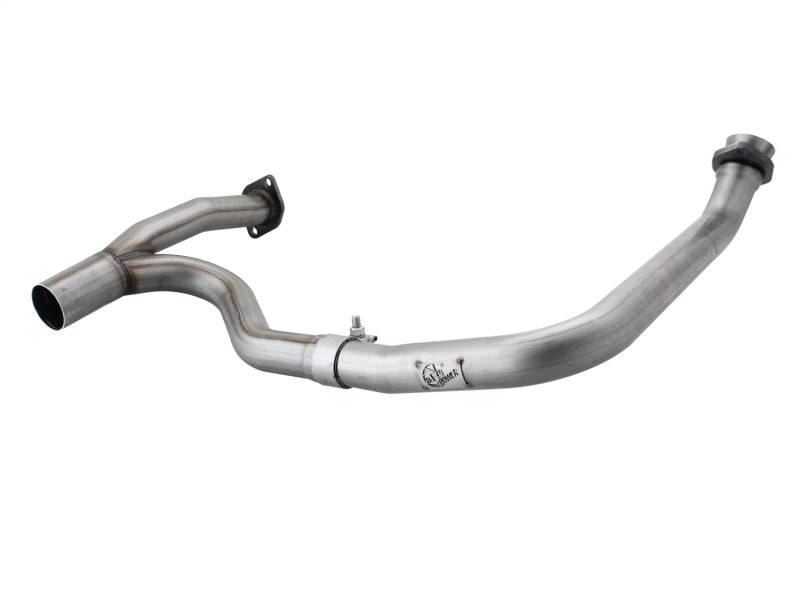 AFE 48-46208 Twisted Steel Y-Pipe Stainless Steel 2.5in 12-14 fits Jeep Wrangle