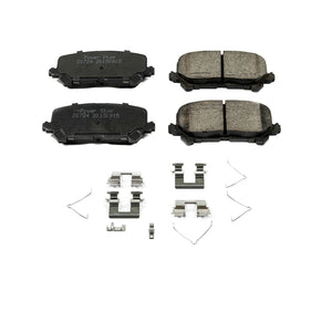 PowerStop 17 fits Acura MDX Rear Z17 Evolution Ceramic Brake Pads w/Hardware