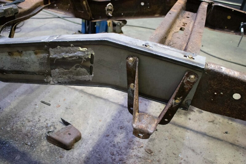 RustBuster RB7003R Leaf Spring Frame Section Right Side