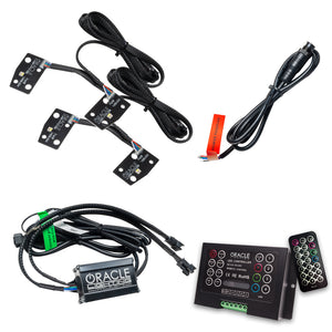 ORACLE Lighting 1468-333 Oracle 2021 fits Ford Bronco DRL Upgrade w/ Halo Kit - ColorSHIFT w/ 2.0 Controller