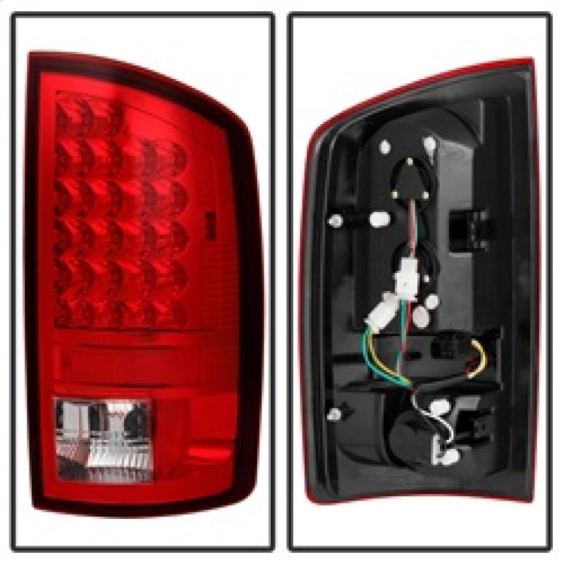 Spyder 5002570 fits Dodge 02-06 Ram 1500/Ram 2500/3500 03-06 LED Tail Light Red