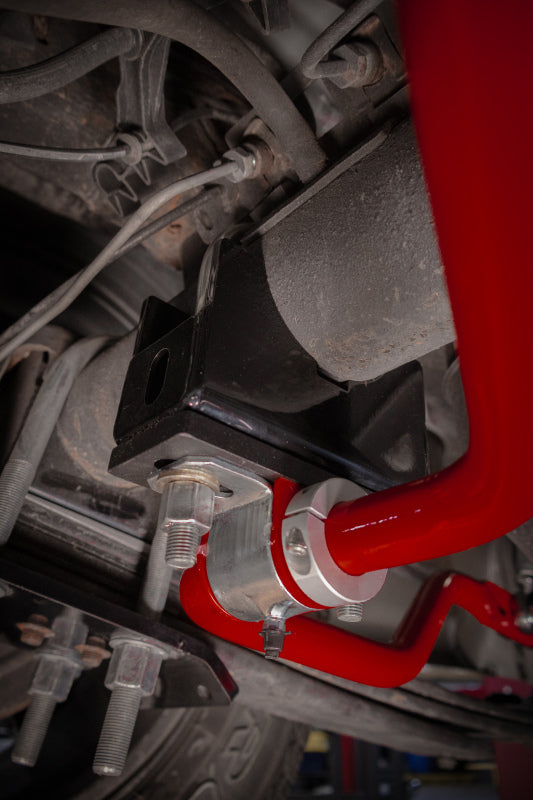 UMI Performance 6580-R 15-24 fits Ford F-150 1in Solid Rear Sway Bar - Red