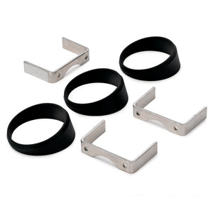 AutoMeter 3244 Autometer Gauge Mount Angle Rings Black 3 Pieces for 2 5/8in Gauges