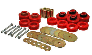 Energy Suspension 5.4116R Cab Mount Set - Std Cab - Red