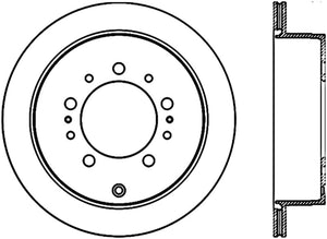 Stoptech 126.44157CSR Sport Slot 08-13 fits Lexus LX450/470/570 / 07-12 Toyota Tundra Slotted Right Rear CRYO Rotor