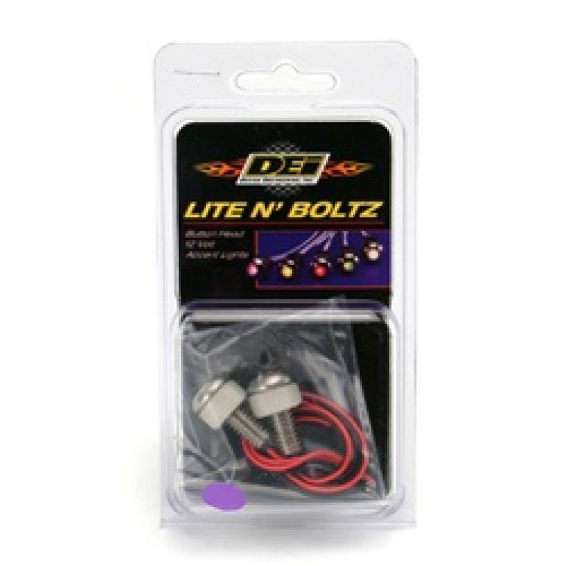 DEI  30308 LED Lighted Button Head Bolts Universal Accent Lighting - 2-pack - Pu