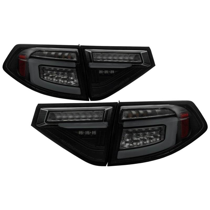 Spyder 5086747 Subara fits Impreza WRX Hatchback LED Tail Lights Seq Signal Blk