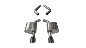 CORSA Performance 21019BLK Corsa 2017-2020 fits Dodge Charger 6.4L/17-19 Dodge Charger 5.7L Black Sport AxleBack Exhaust w/4.5inTips