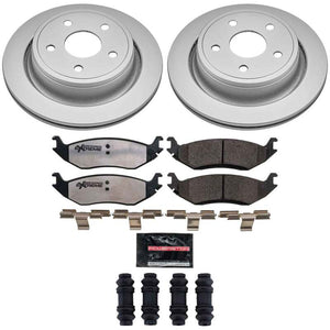 Power Stop 07-09 Chrysler Aspen Rear Z36 Coated Truck & Tow Brake Kit