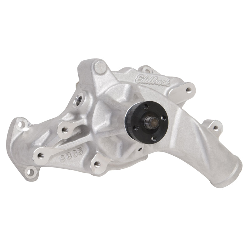 Edelbrock 8805 Water Pump High Performance fits Ford 1965-76 FE V8 Engines Standard Length Satin Finish