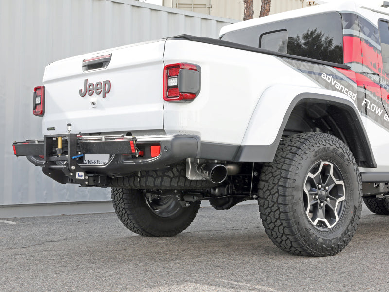 AFE 49-38093-B fits Jeep Gladiator V6-3.0L (td) Vulcan Series 3in 304 SS DPF-Ba