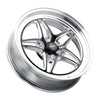Weld  81MB-510W65C RT-S S81 15x10 / 5x115 BP / 6.5in BS Black Wheel - Non-Beadlo