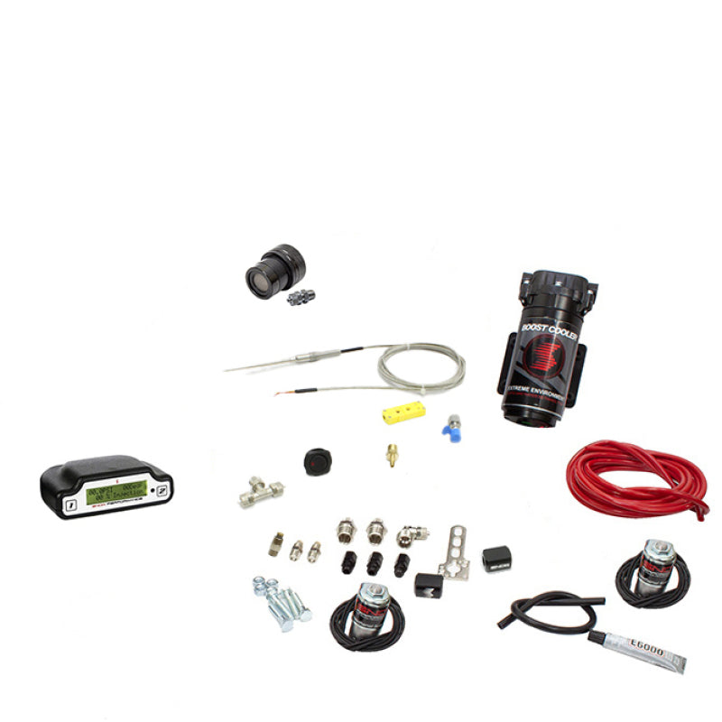 Snow Performance SNO-50100-T Univ Stg 3 Boost Cooler Water Inj. Kit (Red Hi-Temp Tubing/Quick Fittings) w/o Tank