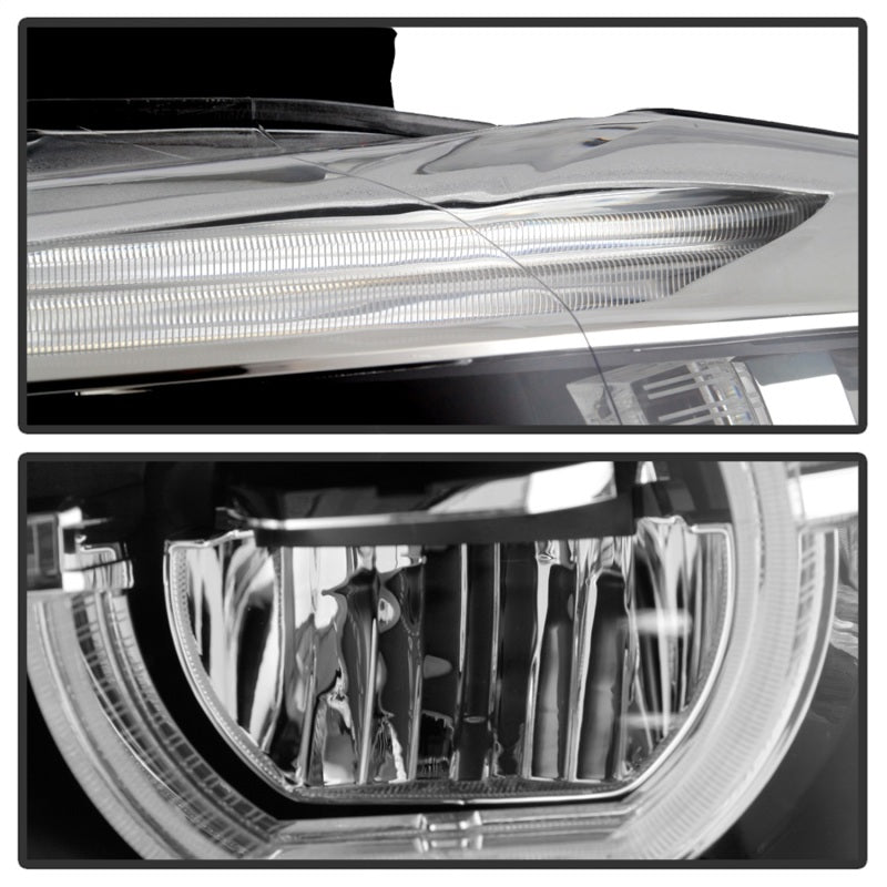 Spyder 9948534 fits BMW F30 3 Series 4Dr LED Projector Headlights Chrome PRO-JH