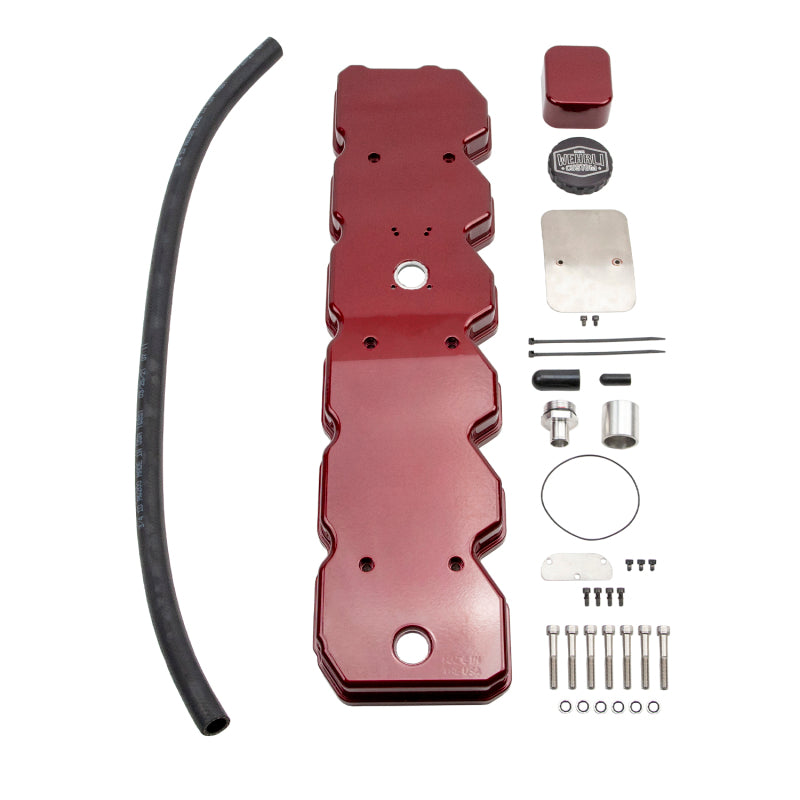 Wehrli 06-18 Cummins 5.9L/6.7L WCFab X D&J Precision Billet Valve Cover - Sparkle Bomber Orange