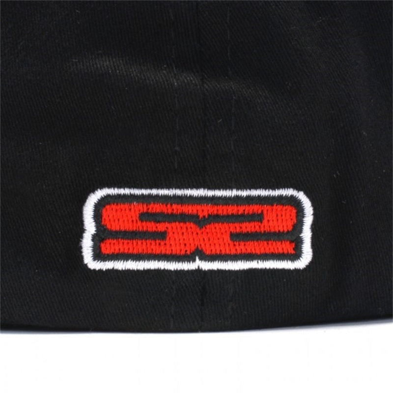 Skunk2 731-99-1501 Team Baseball Cap Racetrack Logo (Black) - M/L