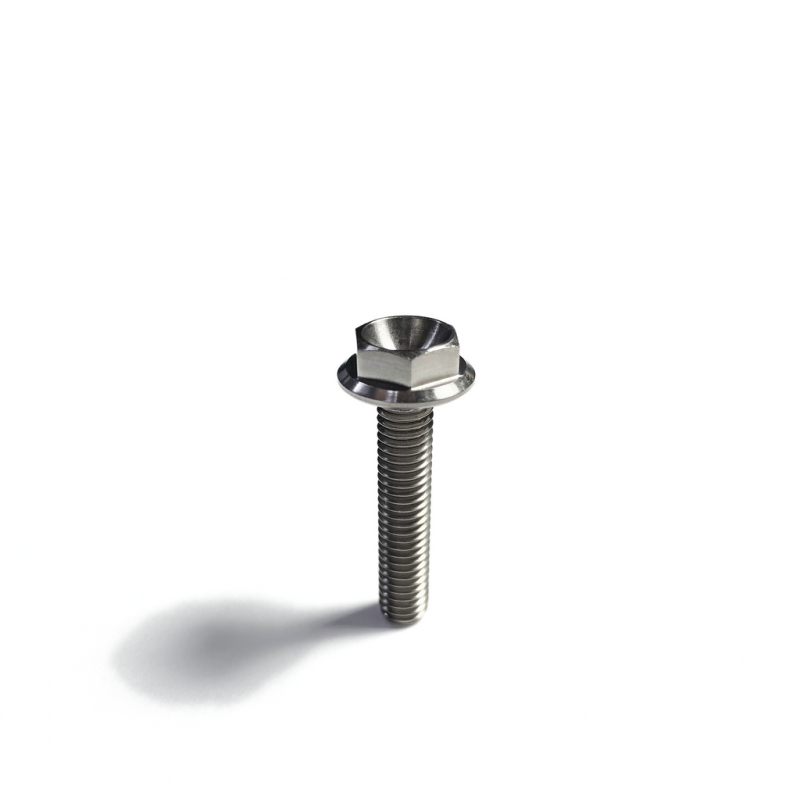 Ticon 126-00312-0115 Industries Titanium Bolt Flanged M5x15x.8TP 8mm 6pt Head