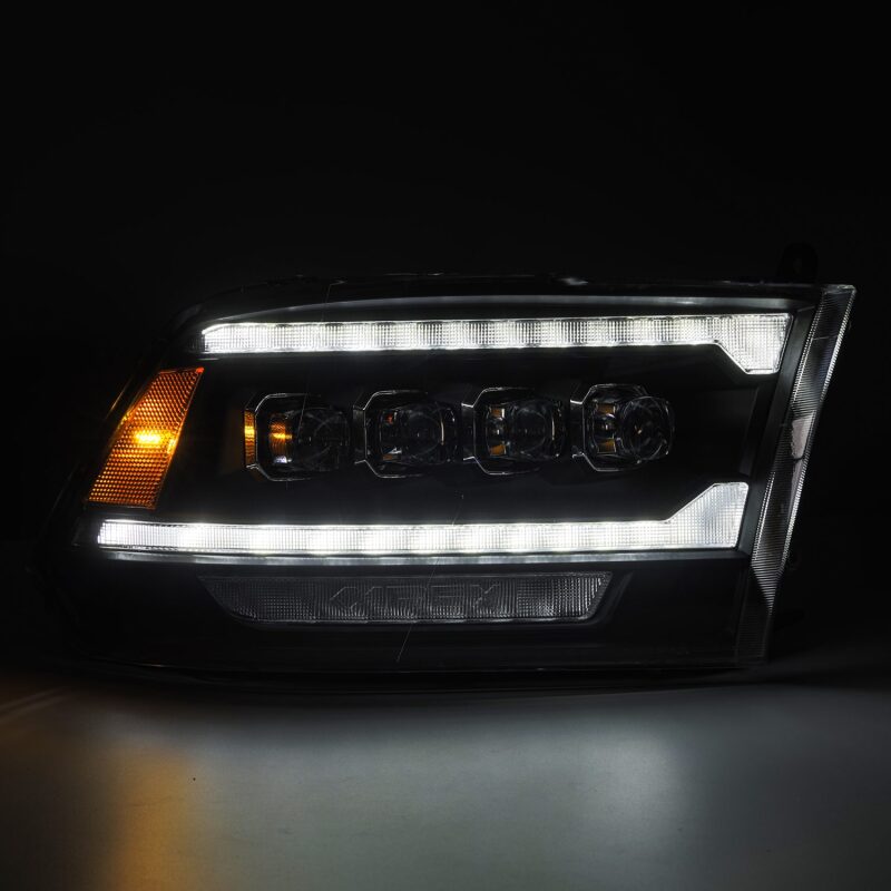 AlphaRex 880555 09-18 fits Dodge Ram 2500 NOVA LED Proj Headlights Plank Styl