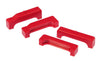 Prothane 7-1714 fits Chevy 88-98 Truck Big Block Radiator Insolators - Red