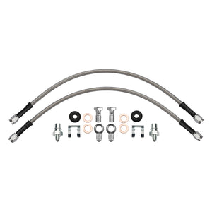 Wilwood flexline kit 16IN. -3 male to M10-1.0 BF M10-1.0 banjo -3M to M10-1.0 straight