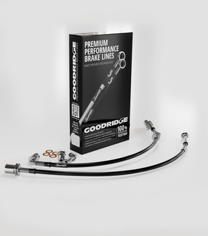 Goodridge 20019F 96-00 fits Honda Civic Stainless Steel Front Brake Lines