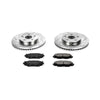 PowerStop K2406 fits Lexus 06-15 IS250 Front Z23 Evolution Sport Brake Kit