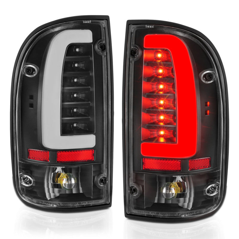 ANZO 311353 fits Toyota 95-00 Tacoma LED Taillights Black Housing Clear Lens (Pair)