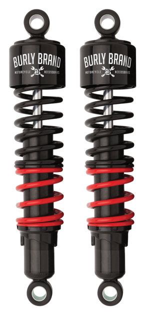 Burly B28-1257 H-D Touring Stiletto Shocks 13in HD - Black