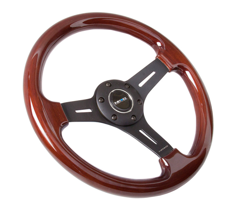 NRG ST-015-1BK ST-015-1BK Classic Wood Grain Steering Wheel Wood Grain w/Matte