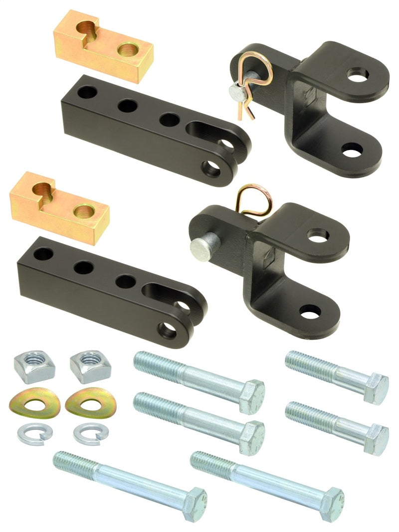 RockJock CE-9033TJ TL/LJ Tow Bar Mounting Kit Front Bolt-On w/ Mounting Hardware Fits OEM & Most Bumpers