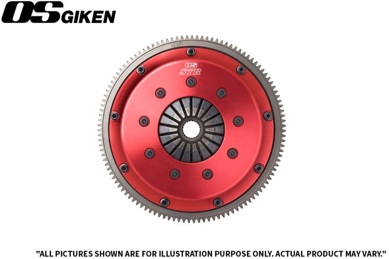 OS Giken NS221-BJ6 fits Nissan Skyline BNR34 Dampened Twin Plate Clutch w/ Soft Diaphragm (Move Alt Kit Incl)