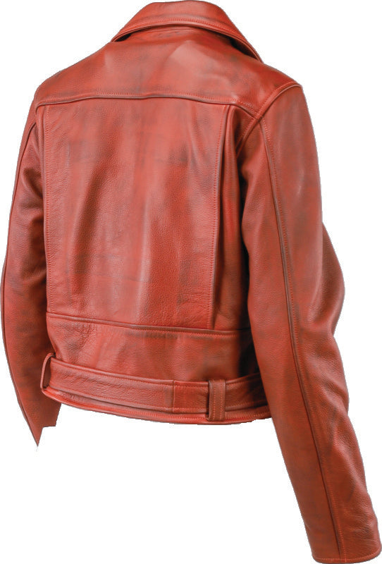 Kuryakyn 094393 Kuryakyn Leather By River Road Arabian Spice Leather Jacket Red Womens - Small