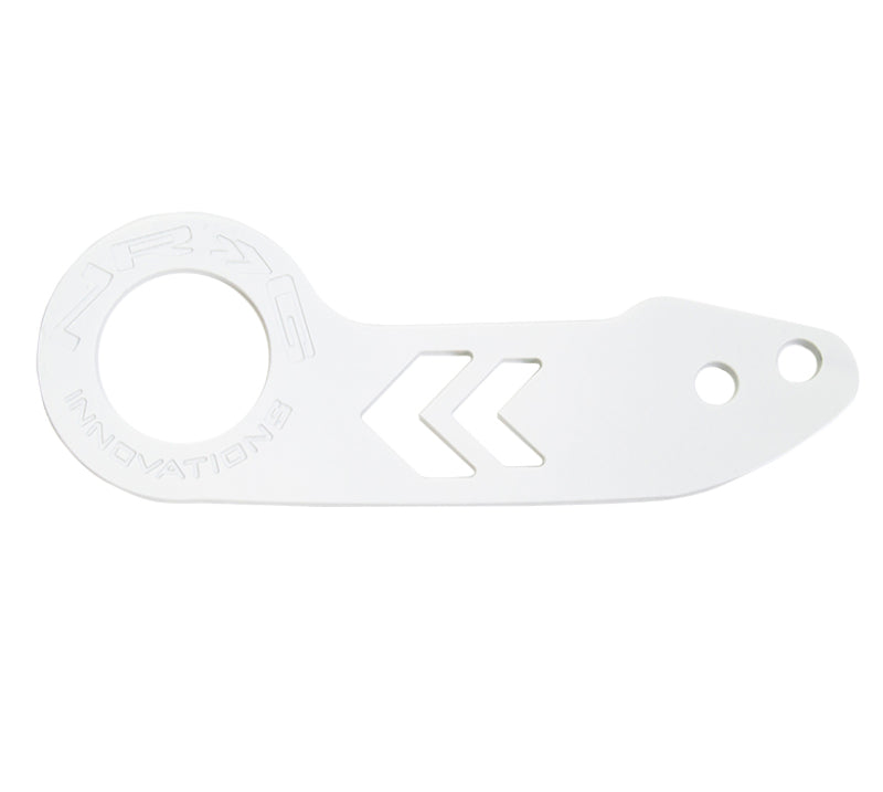 NRG TOW-110WT Universal Rear Tow Hook - White Powder Coat