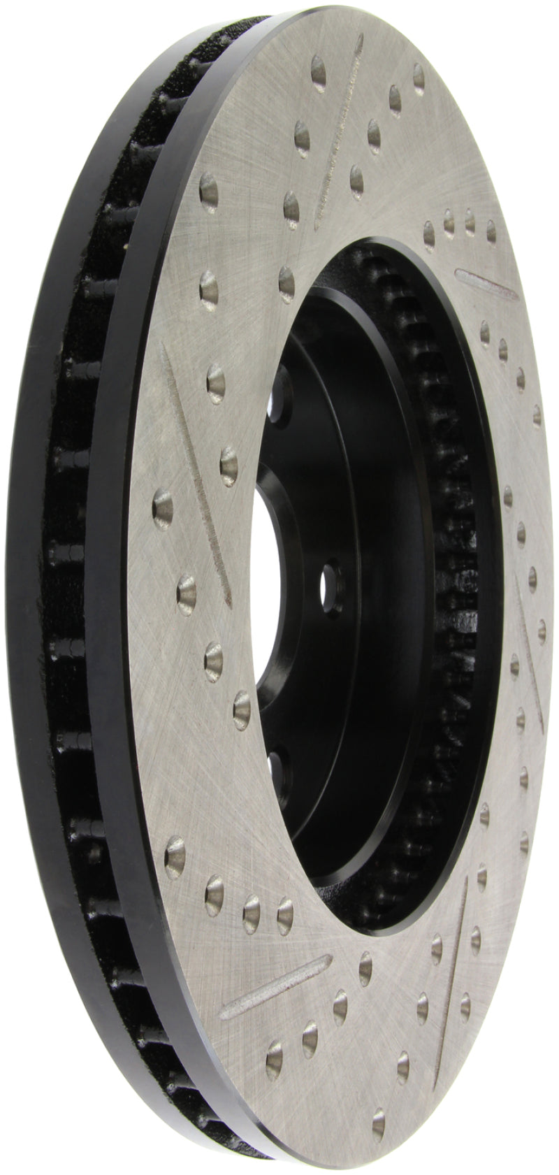 Stoptech 127.44125L 02 Lexus ES 250/300/330/350 / 05-07 Toyota Avalon Slotted & Drilled Left Front Rotor