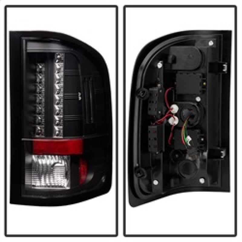 Spyder 5001771 fits Chevy 07-13 Silverado LED Tail Lights Blk ALT-YD-CS07-LED-B