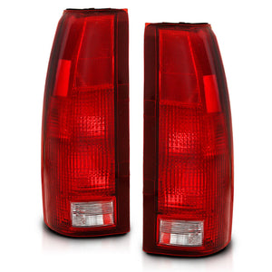 ANZO 311301 1988-1999 fits Chevy C1500 Taillight Red/Clear Lens (OE Replacement)