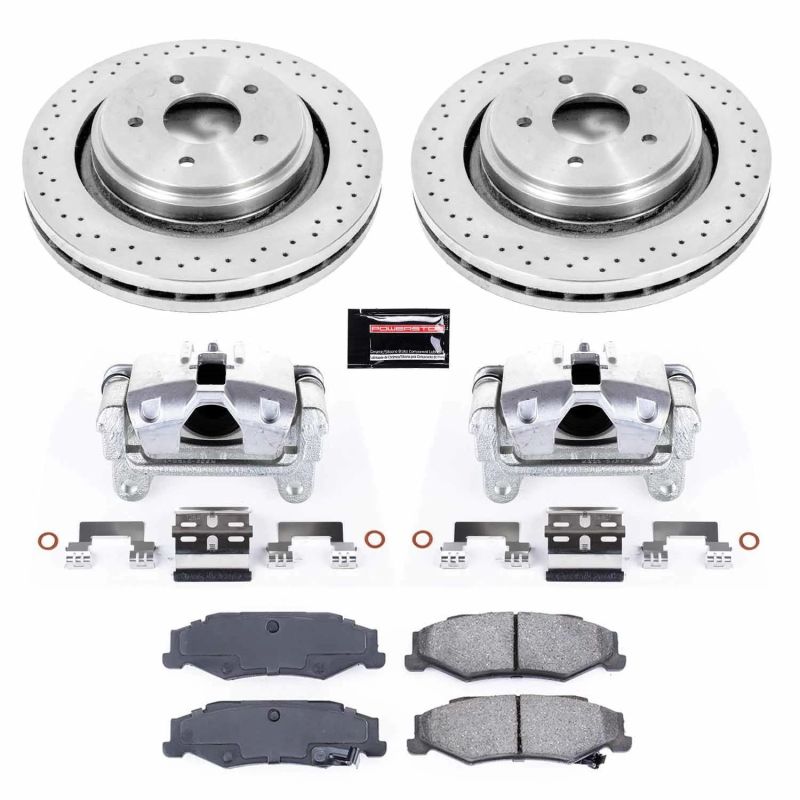 PowerStop fits Cadillac 06-09 XLR Rear Autospecialty Brake Kit w/Calipers