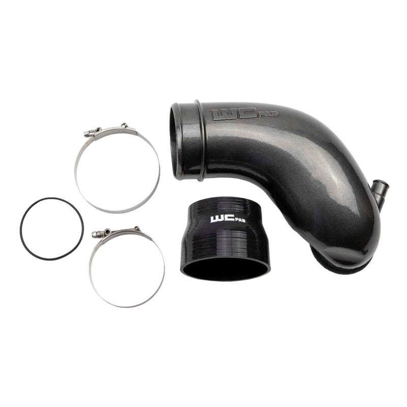 Wehrli 06-10 GM Duramax LBZ/LMM 5in Intake Horn - Cat Yellow