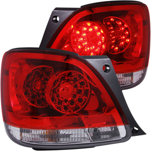 ANZO 321101 1998-2005 fits Lexus Gs300 LED Taillights Red/Clear