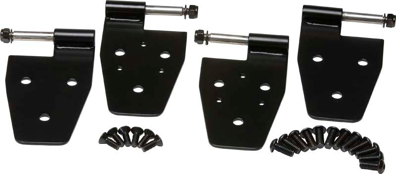 Kentrol 50441 fits Jeep 87-95 Wrangler YJ Door Hinge Set 4 Pieces - Powdercoat Black