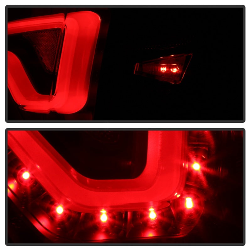 xTune 9042140 14-18 fits Chevy Impala (Excl 14-16 Limited) LED Tail Lights - Bl