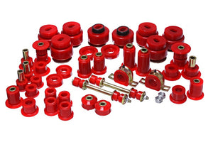 Energy Suspension 3.18133R 07-10 fits Chevy/fits GMC Hyper-Flex Master Bushing Set - Red