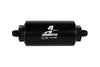 Aeromotive In-Line Filter - AN-06 238 Stainless Mesh Element - Anodized Black