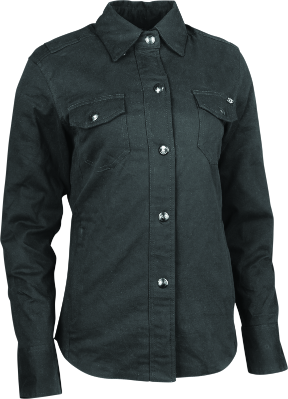 Speed and Strength 880435 Speed Society Armored Moto Shirt Black Womens - 3XL