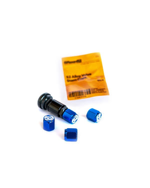 fifteen52 52-VALVE-PACK-BLUE Valve Stem Cap Set - Blue - 4 Pieces