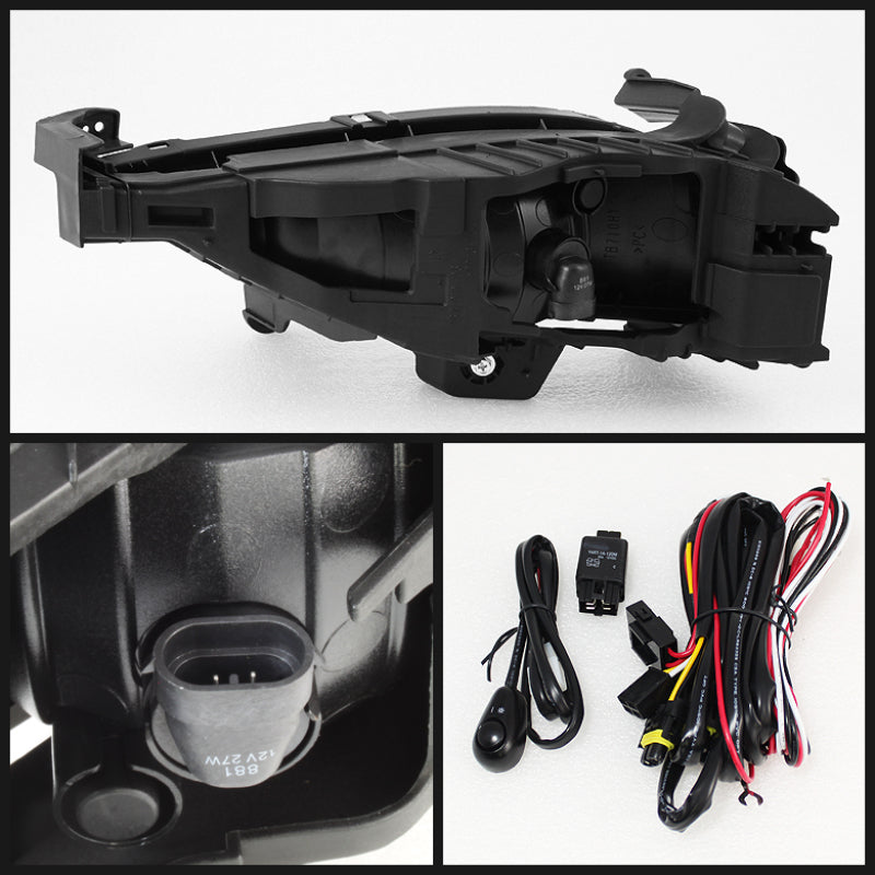 Spyder 5064929 fits Hyundai 11-20 Sonata 2012 OE Style Fog Lights W/Switch Clea