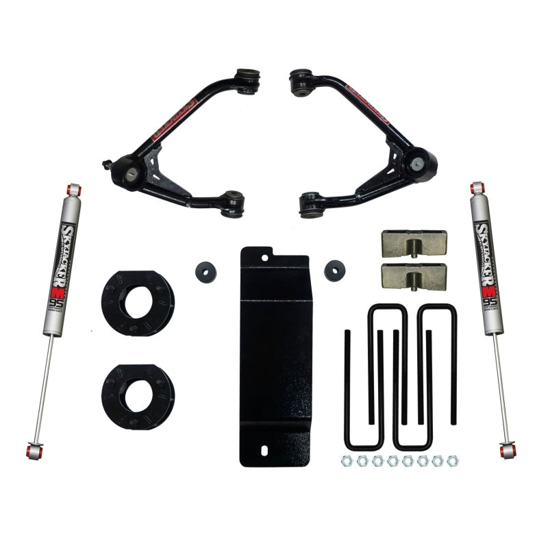 Skyjacker C7350PM 2007-2013 fits GM 1500 4WD 3.5-4in UCA Lift Kit w/Rear